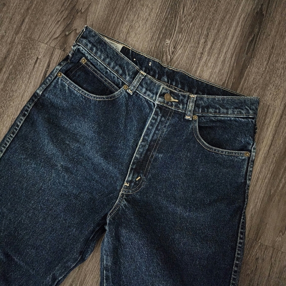 Rare Vintage x Levi Gold Medallion Dark Blue Jean - Picture 7 of 13